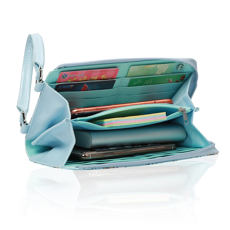 小さなトした若者向けの携帯電話の財布の女性のためのミッショルダーバッグ財布クレジットカードスロット