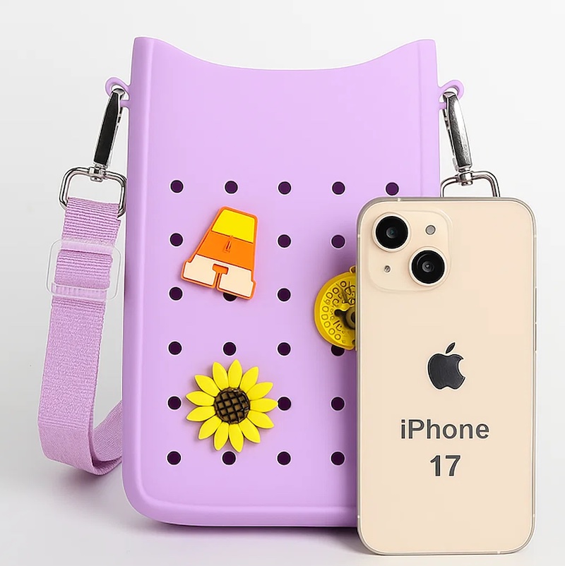 ファッションキャンディシリコンレディースショルダーバッグ iPhone 17、Pro、Pro Max対応 - 旅行や日常使いに最適な防水＆ポータブルクロスボディ